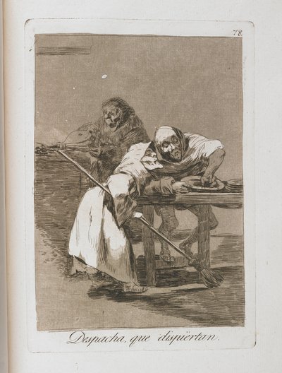 Plate from Los Caprichos by Francisco de Goya
